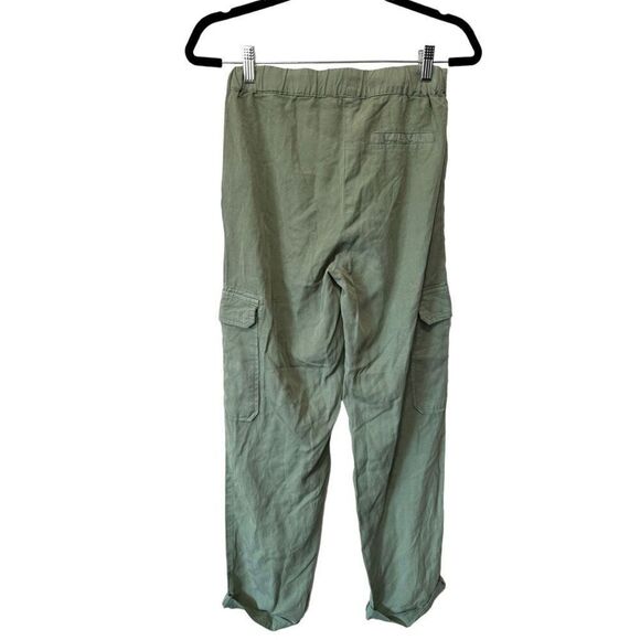 Saks Fifth Avenue 100% Lyocell Light Green Drawstring Jogger Pants Size XS - Picture 4 of 12